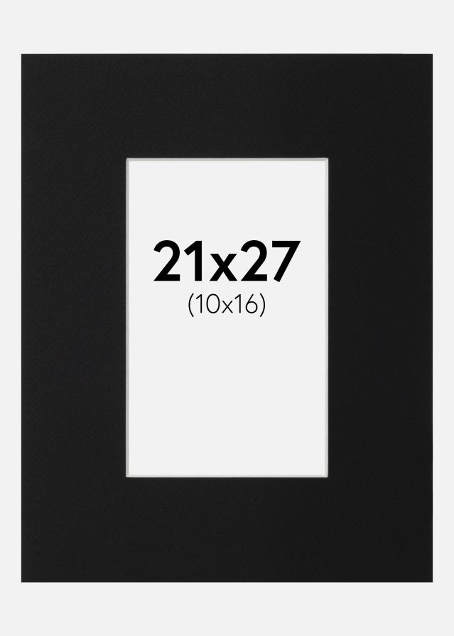 Paspartu Crni Standard (Bijela Jezgra) 21x27 cm (10x16)