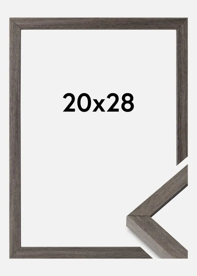 Okvir Ares Akrilno staklo Grey Oak 20x28 cm