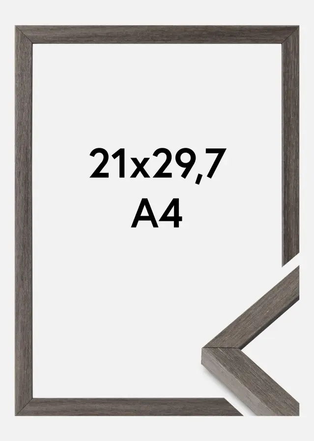 Okvir Ares Akrilno staklo Grey Oak 21x29,7 cm (A4)