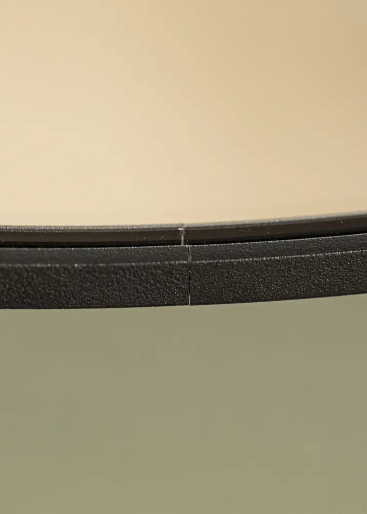 KAILA Okruglo Ogledalo Edge Black 80 cm Ø