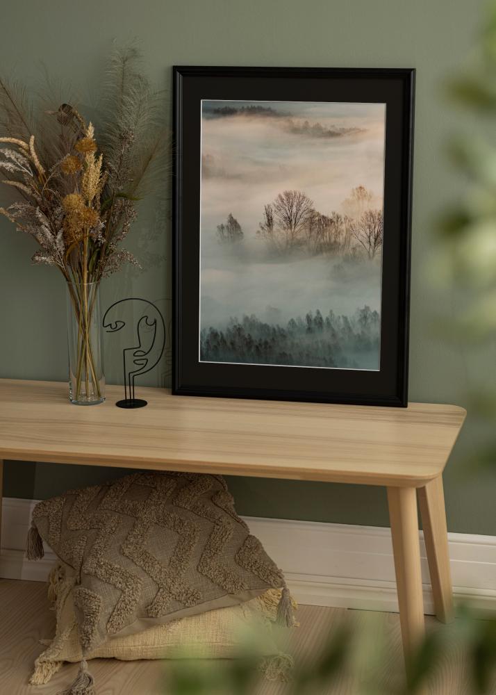 Okvir Siljan Crno 60x60 cm - Paspartu Crno 50x50 cm