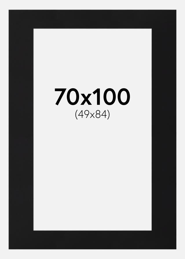 Paspartu Crni Standard (Bijela Jezgra) 70x100 cm (49x84)