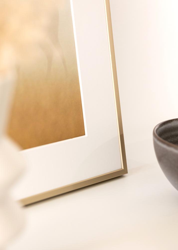 Aluminijski okvir Akrilno staklo Mesing 42x59,4 cm (A2)