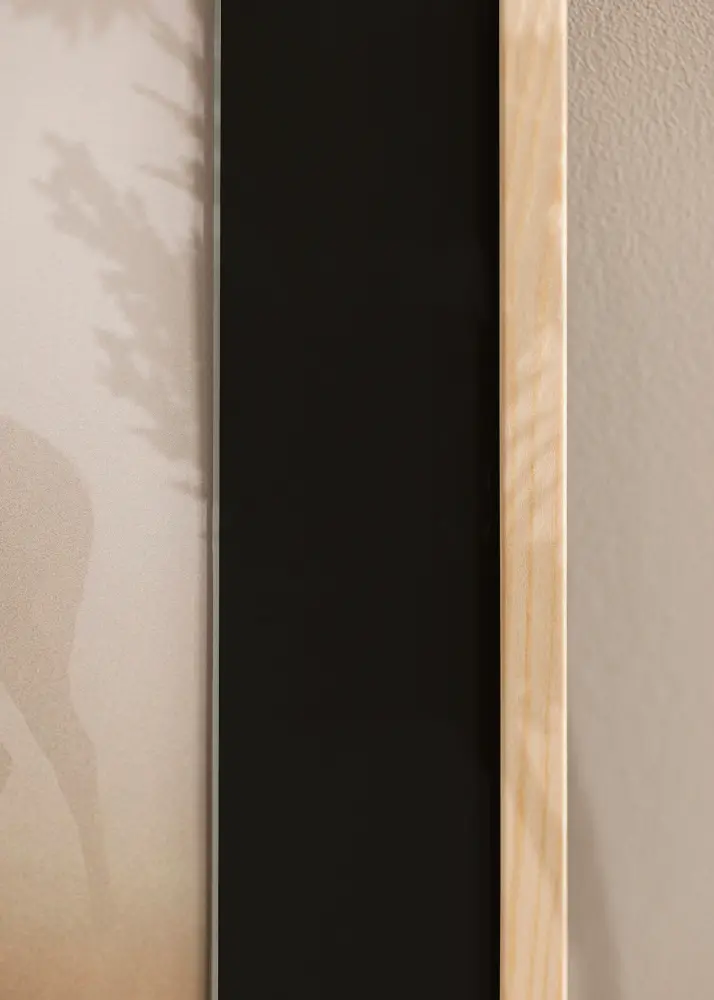 Okvir Galant Bor 40x50 cm - Paspartu Crno 29,7x42 cm (A3)