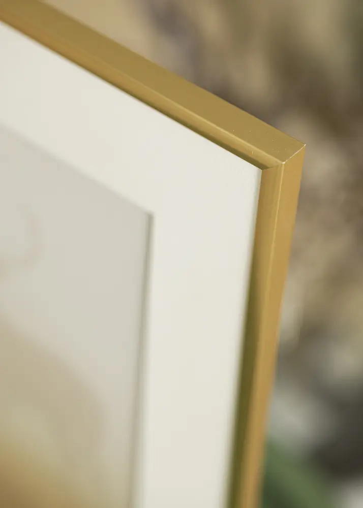Okvir New Lifestyle Shiny Gold 15x20 cm - Paspartu Bijelo 4x5 inches