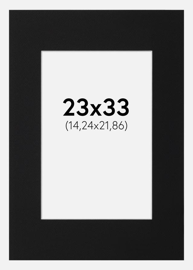 Paspartu Crni Standard (Bijela Jezgra) 23x33 cm (14,24x21,86)