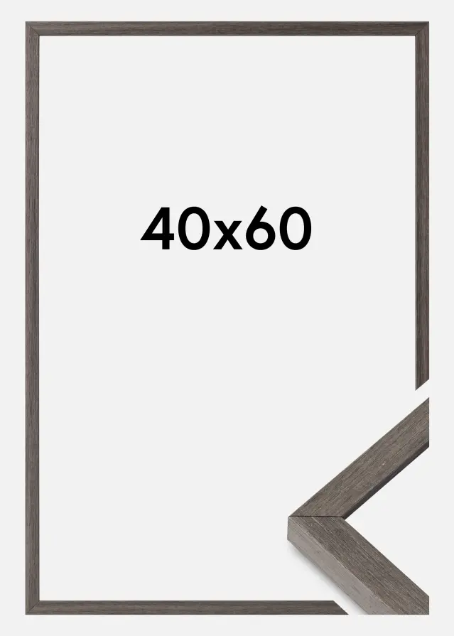Okvir Ares Akrilno staklo Grey Oak 40x60 cm