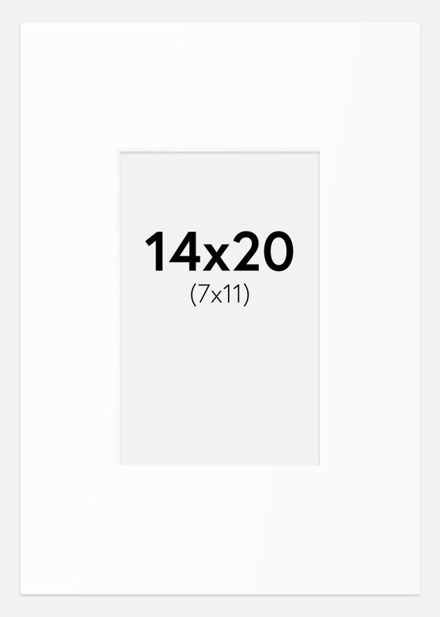 Paspartu Bijeli Standard (Bijela Jezgra) 14x20 cm (7x11)