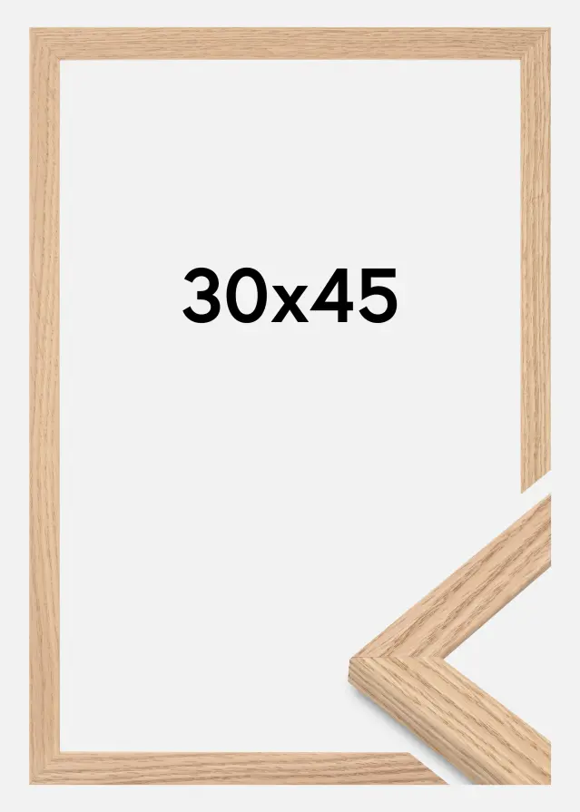 Okvir Bezvremenski Akrilno staklo Puni hrast 30x45 cm