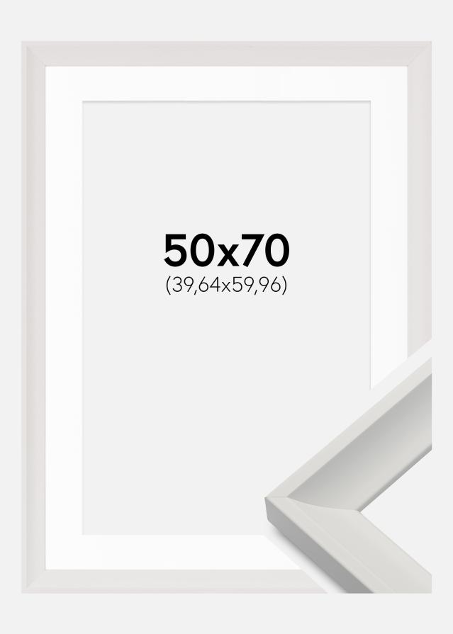 Okvir Öjaren Bijelo 50x70 cm - Paspartu Bijelo 16x24 inches