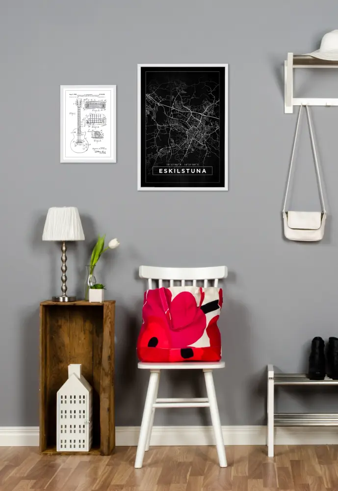 Patentni crtež - Električna gitara u Plakat