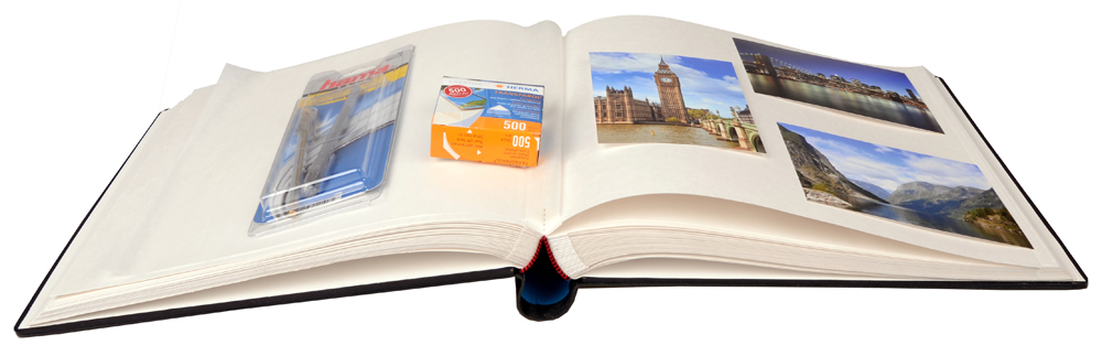 Henzo Jela Cara Premium Album za slike - Crno - 31x33 cm (100 Bijele Stranice)